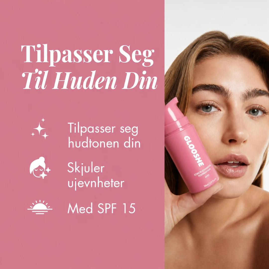 Tilpassende anti-age-foundation